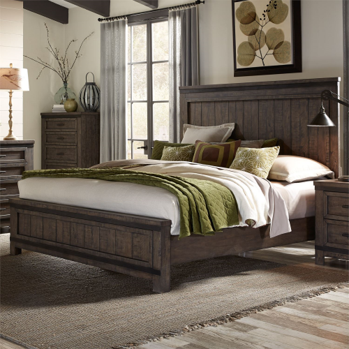 THORNWOOD HILLS PANEL BED 